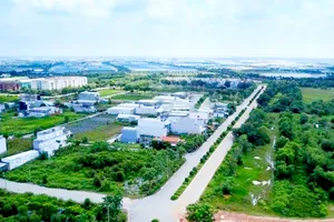 Một góc khu đất được TPHCM đề xuất quy hoạch KCN mới tại huyện Bình Chánh
