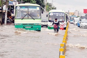 Hoàn thành 9 điểm chống ngập do triều cường