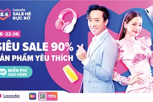 Lễ hội mua sắm “Sale hè rực rỡ” - Lazada miễn phí giao hàng không giới hạn 