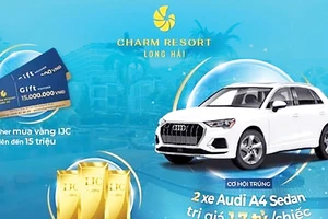 Chi 20 tỷ trong ngày mở bán dự án nghỉ dưỡng Charm Long Hải resort