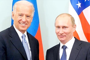 Tổng thống Mỹ Joe Biden và Tổng thống Nga Vladimir Putin trong cuộc gặp vào tháng 6-2021 tại Geneva