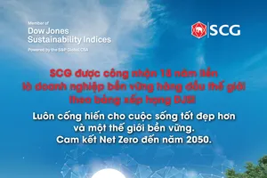 SCG dẫn đầu về phát triển bền vững năm 2021