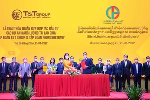 T&T Group hợp tác với tập đoàn hàng đầu của Lào, phát triển 2.500 MW điện tái tạo 