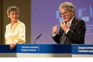 Cặp đôi khắc tinh của giới công nghệ: Margrethe Vestager và Thierry Breton