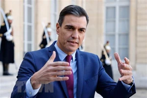 Thủ tướng Tây Ban Nha Pedro Sanchez. Ảnh: AFP/TTXVN