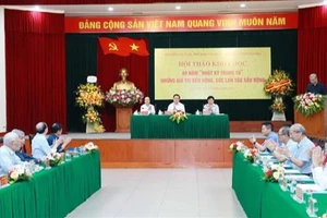 Quang cảnh hội thảo. Ảnh: TTXVN