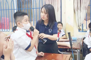 Lớp học về an toàn trên không gian mạng do CyberKid Vietnam triển khai tại các trường học ở TPHCM