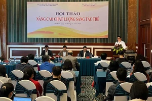 Hội thảo "Nâng cao sáng tác văn học trẻ"