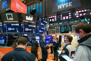 Giao dịch tại TTCK New York, Mỹ. Ảnh: NYSE