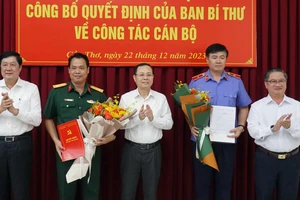 Công bố quyết định của Ban Bí thư chỉ định hai cán bộ tham gia Ban Chấp hành Đảng bộ TP Cần Thơ 