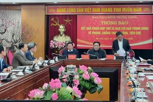 Thêm 2 vụ án vào diện Ban Chỉ đạo Trung ương về phòng, chống tham nhũng, tiêu cực theo dõi, chỉ đạo