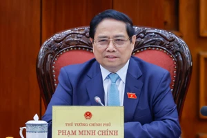 Thủ tướng Phạm Minh Chính phát biểu tại phiên họp thứ nhất của Ban Chỉ đạo của Chính phủ tổng kết việc thực hiện Nghị quyết số 18-NQ/TW. Ảnh: VGP