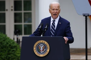 Tổng thống Mỹ Joe Biden phát biểu tại Nhà Trắng, Washington, D.C. Ảnh: THX/TTXVN