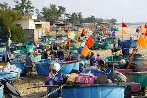 Làng chài Phước Hải ở huyện Long Đất, tỉnh Bà Rịa - Vũng Tàu