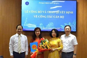 Nữ hiệu trưởng được bổ nhiệm Trưởng Phòng GD-ĐT quận 1 