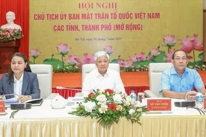 Lãnh đạo Ủy ban Trung ương MTTQ Việt Nam chủ trì hội nghị