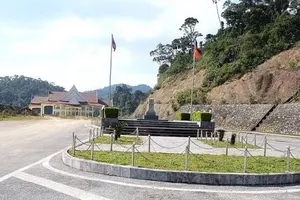 Đường lên Cửa khẩu Thanh Thủy (Nghệ An). Ảnh: T.ĐÌNH