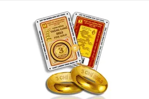 Giá vàng nhẫn 9999 vượt giá vàng miếng SJC gần 4 triệu đồng/lượng