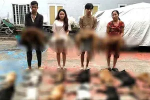 Các đối tượng và tang vật vụ án