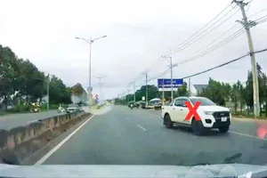 Đồng Nai: Xử phạt tài xế đi ngược chiều trên tuyến ĐT.741