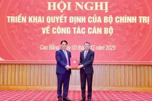 Điều động, chỉ định đồng chí Phan Thăng An giữ chức Bí thư Tỉnh ủy Cao Bằng 