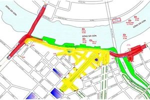 Phạm vi cấm lưu thông tại trung tâm TPHCM. Ảnh: Sở GTVT TPHCM