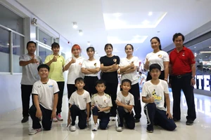 CLB wushu quận 3 là nơi tập luyện của cả VĐV phong trào và tuyển thủ chuyên nghiệp, ở nhiều độ tuổi khác nhau. Ảnh: NGUYỄN ANH