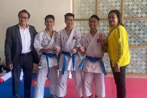 Các võ sĩ karate TPHCM đã giành được HCV đầu tiên tại Đại hội toàn quốc