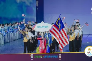 Đoàn thể thao Malaysia tạo cơ hội cho các VĐV trẻ tham dự đấu trường SEA Games. Ảnh: CAMBODIA2023