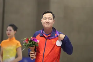 Hữu Vương mang về tấm HCB đầu tiên cho Việt Nam tại Asiad 19. Ảnh: H.Đ 