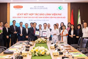 Lễ ký kết hợp tác bảo lãnh viện phí giữa Công ty BHNT Dai-ichi Việt Nam và Bệnh viện Phụ sản Hà Nội