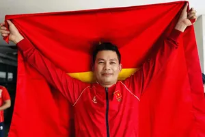 Hà Minh Thành giành HCV nội dung 25m súng ngắn bắn nhanh cá nhân nam. Ảnh: DŨNG PHƯƠNG