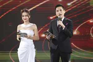 MC Phương Huyền sẽ cùng MC Quốc Khánh sẽ dẫn chương trình gala trao giải Quả bóng vàng Việt Nam 2025. Ảnh: DŨNG PHƯƠNG 