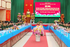 Hợp nhất Bộ CHQS tỉnh Tây Ninh và Long An: Xây dựng khu vực phòng thủ tỉnh mạnh toàn diện