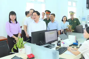 Bí thư Tỉnh ủy Tây Ninh làm việc các xã mới
