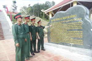 Khánh thành di tích nơi thành lập Sư đoàn 2, Quân khu 5