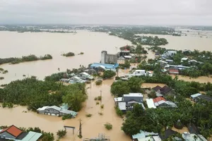 Lũ trên sông Thu Bồn tại Hội An có khả năng cao hơn lũ năm 1964