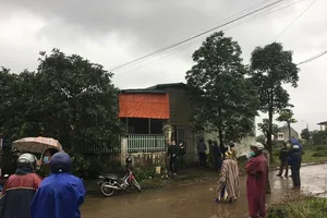 Dãy phòng trọ nơi phát hiện 2 thi thể