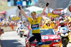 Tay đua huyền thoại Chris Froome.