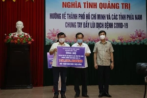 “Nghĩa tình Quảng Trị” chung tay cùng TPHCM đẩy lùi dịch Covid-19