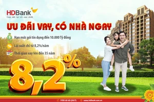 Gói ưu đãi hấp dẫn cho vay mua nhà lãi suất chỉ từ 8,2%/năm tại HDBank