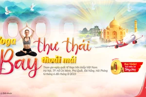 Yoga thư thái, bay thoải mái, Vietjet thôi!