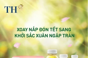 "Xoay nắp" đồ uống TH, trúng 14 lượng vàng cùng hàng ngàn quà tặng đón năm mới khởi sắc