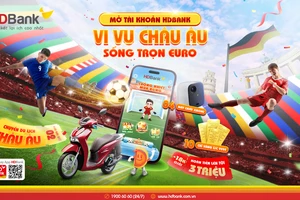 Ghi bàn trên ứng dụng HDBank, đến châu Âu xem chung kết Euro 2024