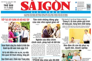 Báo Sài Gòn Giải Phóng ngày 11/7/2025