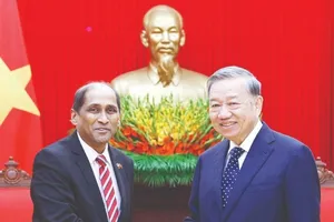 Tổng Bí thư Tô Lâm tiếp Đại sứ Singapore tại Việt Nam