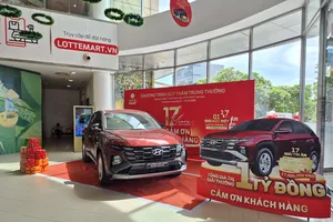 17 năm LOTTE MART: Cơ hội trúng thưởng ô tô và ngàn ưu đãi dành cho khách hàng