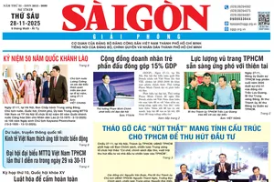 Báo Sài Gòn Giải Phóng ngày 28/11/2025