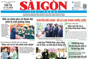 Báo Sài Gòn Giải Phóng ngày 17/12/2025