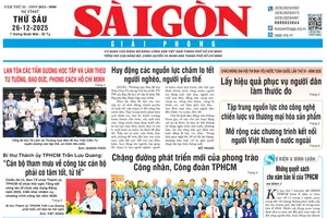 Báo Sài Gòn Giải Phóng ngày 26/12/2025